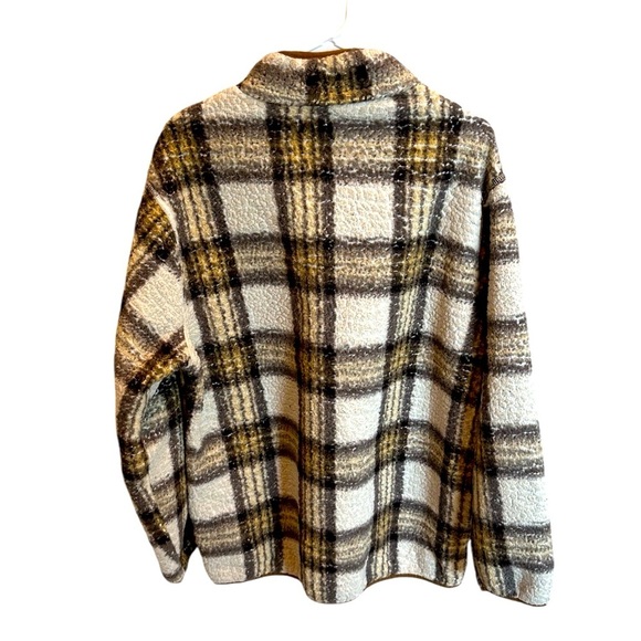 Home Free Texas Sherpa Fleece Mens Canyon Quarter Snap Closer Size XL - Picture 2 of 3